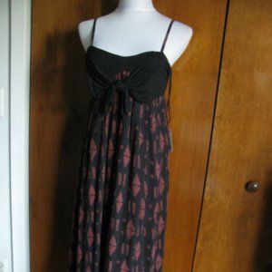 Free People women’s black combo maxi dress